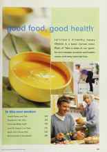 Better Homes & Gardens March 2000 Magazine Article: Good food, good health