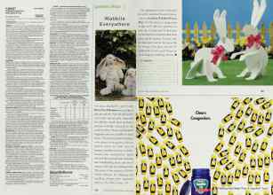 Better Homes & Gardens March 2000 Magazine Article: Wabbits Everywhere