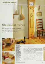 Better Homes & Gardens April 2000 Magazine Article: Statement Pieces