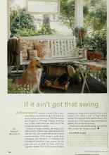 Better Homes & Gardens April 2000 Magazine Article: If it ain't got that swing
