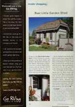 Better Homes & Gardens April 2000 Magazine Article: Best Little Garden Shed