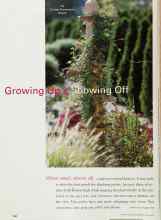 Better Homes & Gardens April 2000 Magazine Article: Growing Up & Showing Off