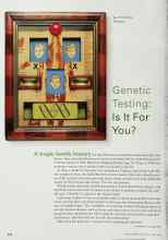 Better Homes & Gardens April 2000 Magazine Article: Genetic Testing: Is It For You?