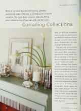 Better Homes & Gardens May 2000 Magazine Article: Corralling Collections
