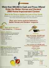 Better Homes & Gardens May 2000 Magazine Article: Enter the Better Homes and Gardens 2000 Home Improvement Contest