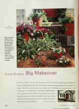 Better Homes & Gardens May 2000 Magazine Article: Small Budget, Big Makeover