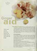 Better Homes & Gardens May 2000 Magazine Article: Ginger aid