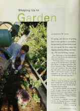 Better Homes & Gardens May 2000 Magazine Article: Shaping Up to Garden