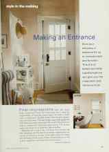 Better Homes & Gardens June 2000 Magazine Article: Making an Entrance