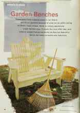 Better Homes & Gardens June 2000 Magazine Article: Garden Benches