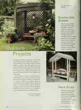 Better Homes & Gardens June 2000 Magazine Article: Outdoor Projects