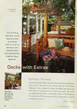 Better Homes & Gardens June 2000 Magazine Article: Decks with Extras