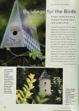Better Homes & Gardens June 2000 Magazine Article: Buildings for the Birds
