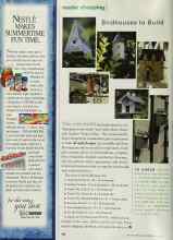 Better Homes & Gardens June 2000 Magazine Article: Birdhouses to Build