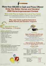 Better Homes & Gardens June 2000 Magazine Article: Enter the Better Homes and Gardens 2000 Home Improvement Contest