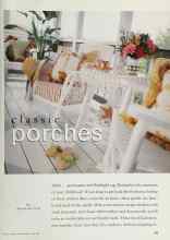 Better Homes & Gardens June 2000 Magazine Article: Classic porches