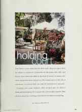 Better Homes & Gardens June 2000 Magazine Article: Holding court