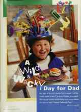Better Homes & Gardens June 2000 Magazine Article: A WILD & WACKY Day for Dad