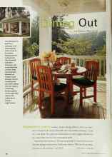 Better Homes & Gardens August 2000 Magazine Article: Dining Out