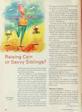 Better Homes & Gardens August 2000 Magazine Article: Raising Cain or Savvy Siblings?