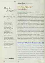 Better Homes & Gardens August 2000 Magazine Article: Dirty Neck?