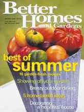 Better Homes & Gardens August 2000 Magazine Cover