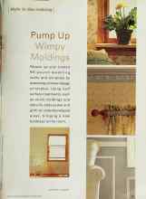 Better Homes & Gardens September 2000 Magazine Article: Pump Up Wimpy Moldings