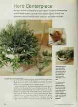 Better Homes & Gardens September 2000 Magazine Article: Herb Centerpiece