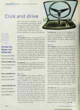 Better Homes & Gardens September 2000 Magazine Article: Click and drive
