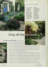 Better Homes & Gardens September 2000 Magazine Article: Chip off the old walk