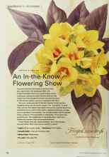 Better Homes & Gardens September 2000 Magazine Article: An In-the-Know Flowering Show