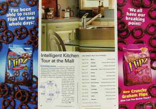 Better Homes & Gardens September 2000 Magazine Article: Intelligent Kitchen Tour at the Mall
