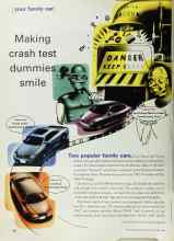 Better Homes & Gardens October 2000 Magazine Article: Making crash test dummies smile