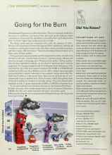 Better Homes & Gardens October 2000 Magazine Article: Going for the Burn
