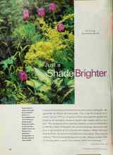 Better Homes & Gardens October 2000 Magazine Article: Just a Shade Brighter