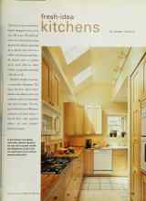 Better Homes & Gardens October 2000 Magazine Article: Fresh-idea kitchens