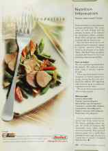 Better Homes & Gardens October 2000 Magazine Article: Nutrition Information