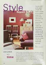 Better Homes & Gardens November 2000 Magazine Article: One piece at a time