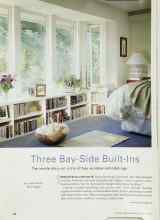 Better Homes & Gardens November 2000 Magazine Article: Three Bay-Side Built-Ins
