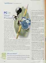 Better Homes & Gardens November 2000 Magazine Article: PC in Your Pocket