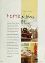 Better Homes & Gardens November 2000 Magazine Article: Home offices