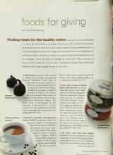 Better Homes & Gardens December 2000 Magazine Article: Foods for giving