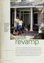 Better Homes & Gardens January 2001 Magazine Article: Ranch revamp
