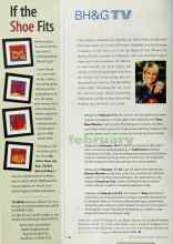 Better Homes & Gardens February 2001 Magazine Article: BH&G TV