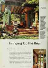 Better Homes & Gardens February 2001 Magazine Article: Bringing Up the Rear