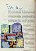 Better Homes & Gardens February 2001 Magazine Article: Off to Work We Go