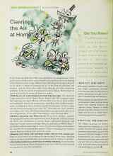 Better Homes & Gardens February 2001 Magazine Article: Clearing the Air at Home