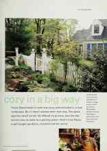 Better Homes & Gardens February 2001 Magazine Article: Cozy in a big way