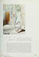 Better Homes & Gardens February 2001 Magazine Article: Relaxation rooms