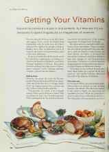 Better Homes & Gardens February 2001 Magazine Article: Getting Your Vitamins